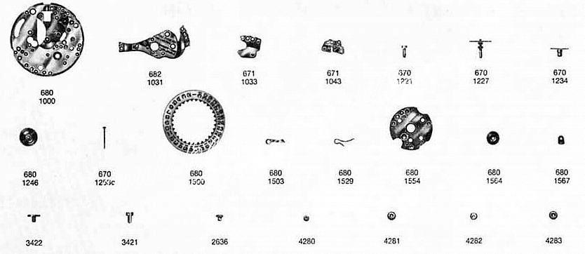 Omega 682 watch date parts