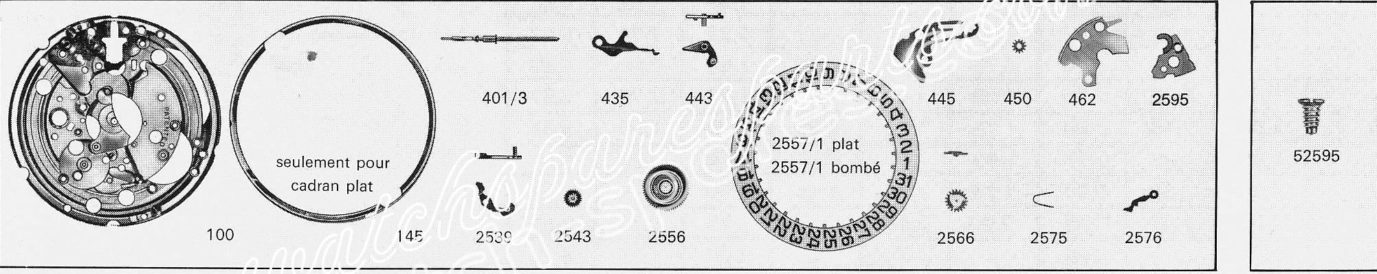 ETA 2806.1 watch date spare parts